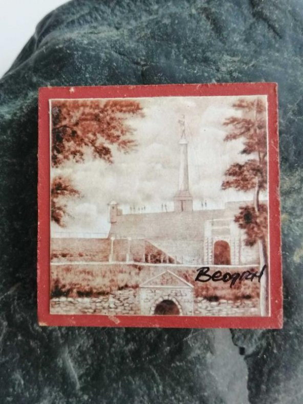 Sanat Taciri - Ahşap Magnet