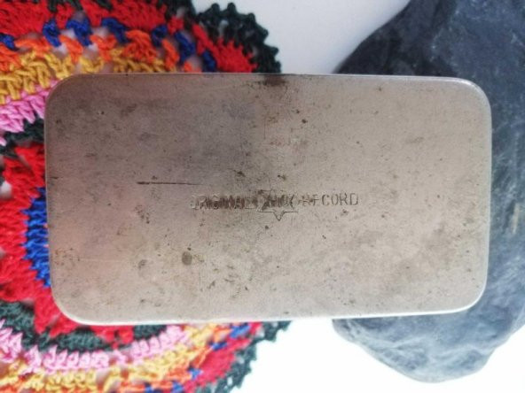 Orjinal Kayıt Kutusu Original Hd Record Canister Antika Teneke Kutu Saklama Kutusu - 2