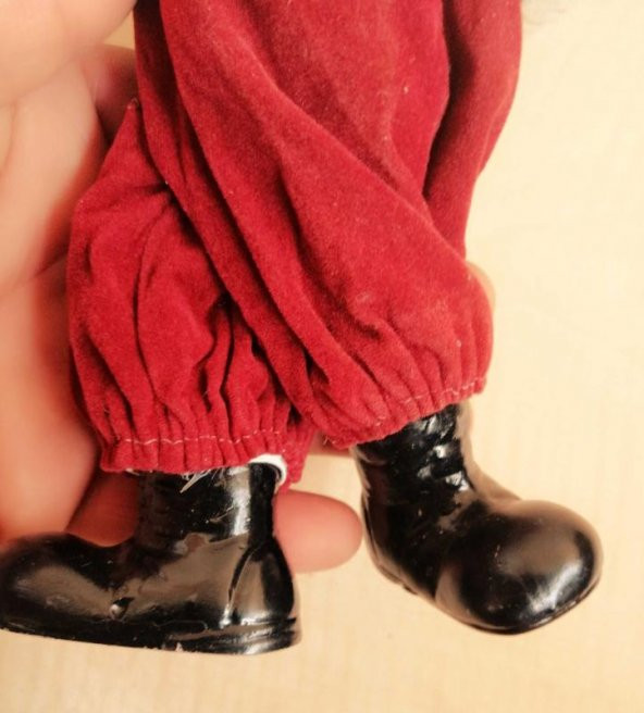 PORSELEN BEBEK PORSELEN AYAKLI NOEL BABA ELBİSELİ BEBEK - 2