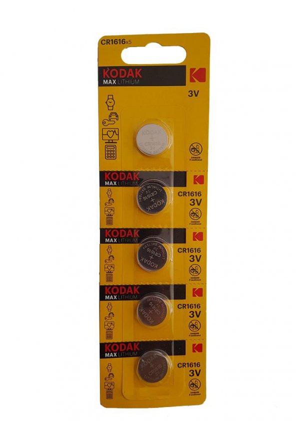Cr1616 Pil 3v Araba Kumanda Oyuncak Saat 5 Adet 1 Paket Para Pil Cr 1616 Dügme Pil Lityum Tıbbi Cihaz - 2