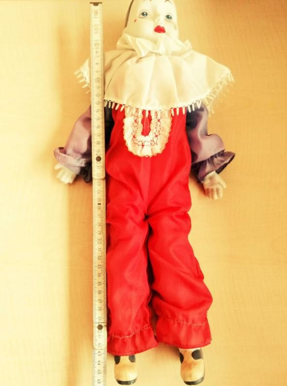 45 CM PORSELEN BEBEK PORSELEN PALYAÇO PORSELEN OYUNCAK - 3