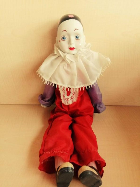 45 CM PORSELEN BEBEK PORSELEN PALYAÇO PORSELEN OYUNCAK - 4