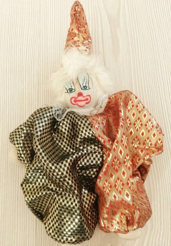 1 ADET AVRUPA BEZ BEBEK PALYAÇO OYUNCAK BEBEK - Resim 2