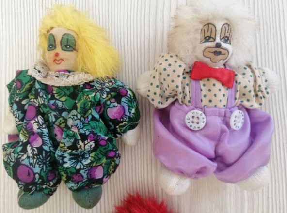 EL BOYAMA AVRUPA 3 LÜ BEBEK PORSELEN VE BEZ BEBEKLER OYUNCAK BEBEK - Resim 2