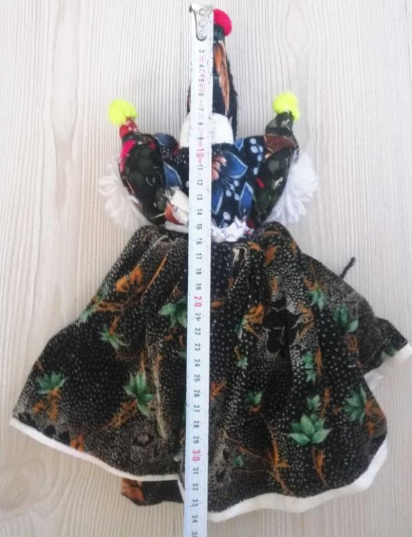 Eskilerden Anadolu İşi Bez Bebek - Temiz Yöresel Bebek no 9 - Resim 4