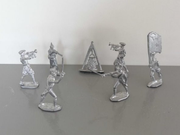 Atlı Asker Kurşun Asker Lotu  Lot No 07 - Resim 4