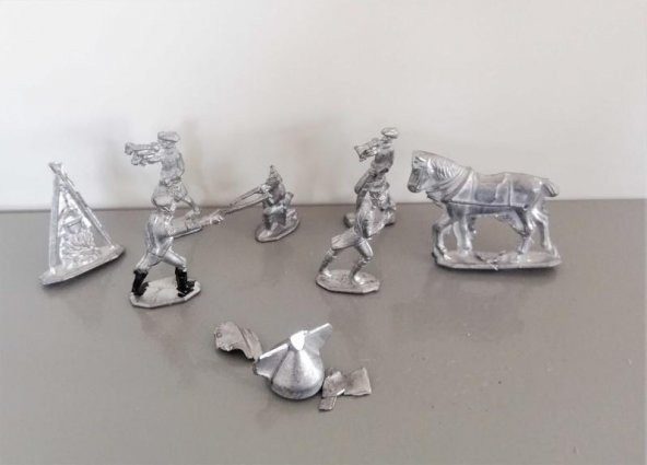 Atlı Asker Kurşun Asker Lotu  Lot No 4 - Resim 3