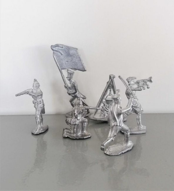 Atlı Asker Kurşun Asker Lotu  Lot No 3 - Resim 4