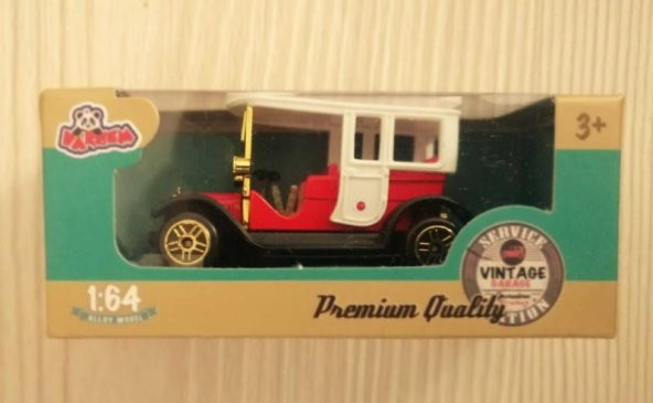 2 ADET 1e 68 ÖLÇEKLİ PREMİUM VİNTAGE OYUNCAK ARABA KLASİK ARABA - 2