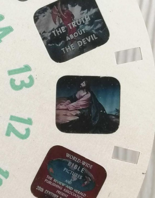 7 Adet İngilizce Hz. İsa Temalı Viewmaster Viewer 3D Oyuncak Kaseti - Resim 3