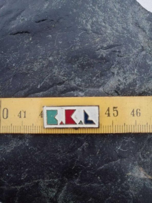 Antika Rozet İş Yeri Marka Yazılı Rozet Broş - Resim 2