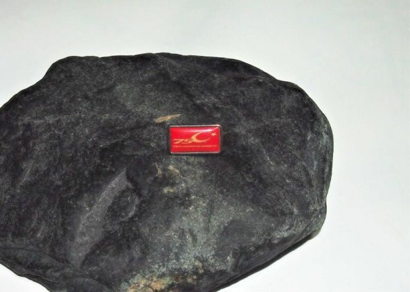 Koleksiyonluk Cumhuriyet 75. Yıl Rozet Yaka Broş CHP Ayyıldız Bayrak no 2 ürün görseli