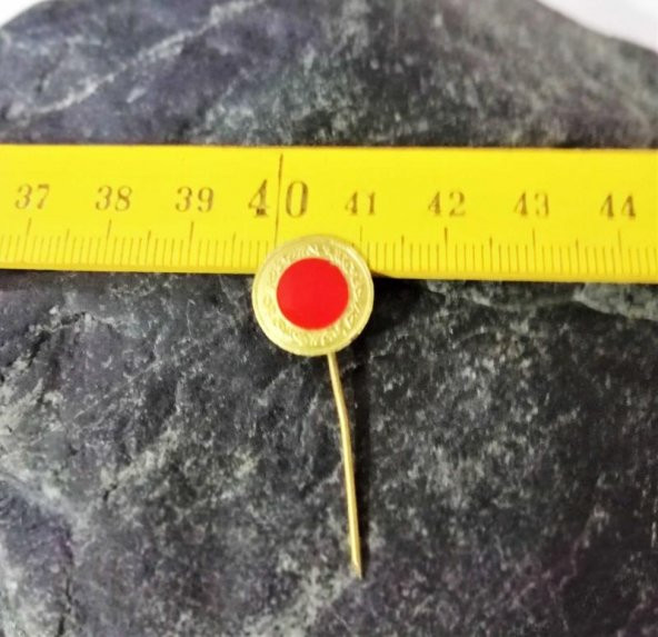 Eskilerden Makam Fors Rozet Yaka Broş İğneli Rozet Kurum Rozet ürün görseli 1