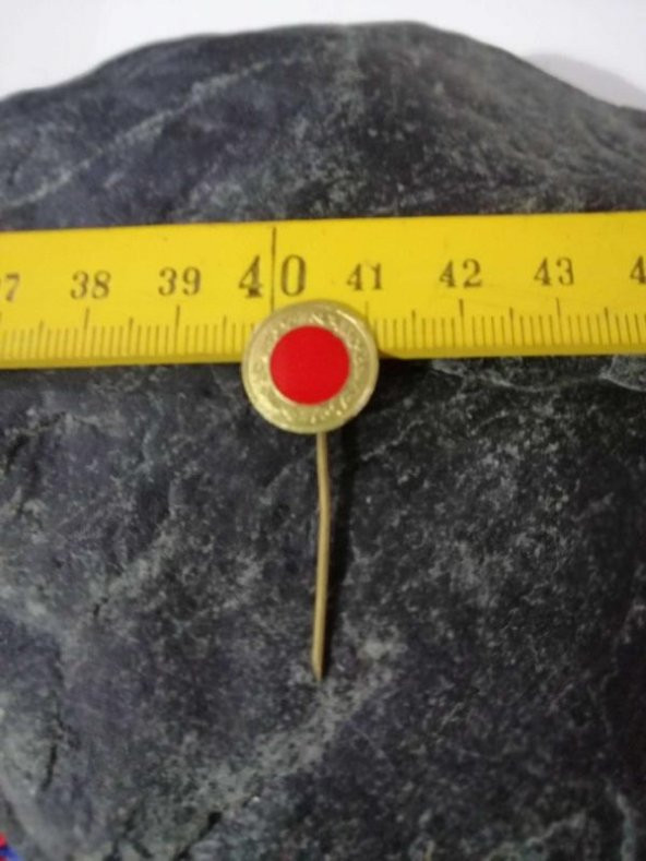 Eskilerden Makam Fors Rozet Yaka Broş İğneli Rozet Kurum Rozet - Resim 2