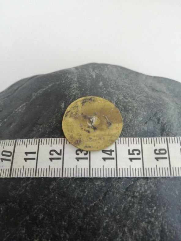 1951 Niğde Derman Evi İğnesiz Kızılay Rozet Yaka Broş - Resim 2