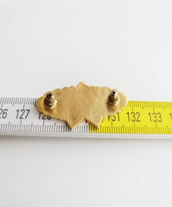 Çift Klipsli Askeri Rozet Türk Silahlı Kuvvetleri Rozet - 2