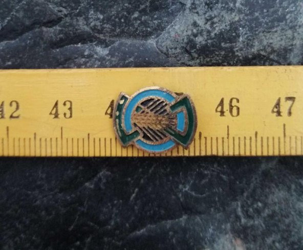 VİNTAGE ROZET YAKA BROŞU - Resim 2