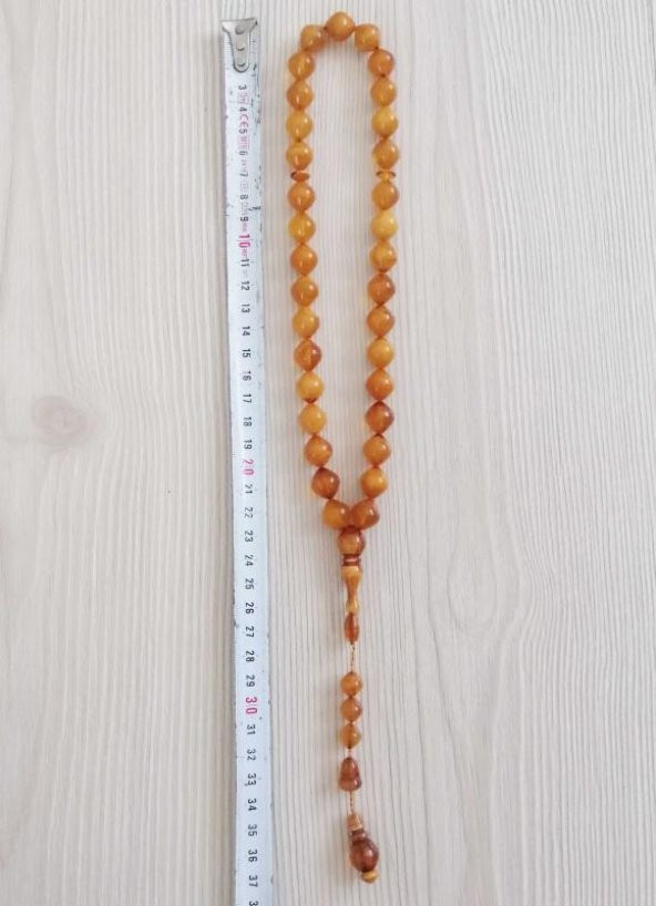 SIKMA KEHRİBAR TESBİH PÜSKÜLLÜ TESBİH NO 3811 - 2