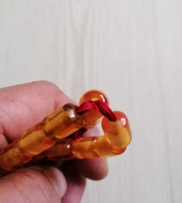 OSMANLI BENZETME SIKMA KEHRİBAR TESBİH HEDİYE PAKETİNDE GÖNDERİLECEKTİR NO 434 - 2