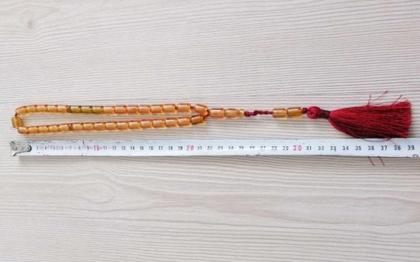 OSMANLI BENZETME SIKMA KEHRİBAR TESBİH HEDİYE PAKETİNDE GÖNDERİLECEKTİR NO 434 - 3