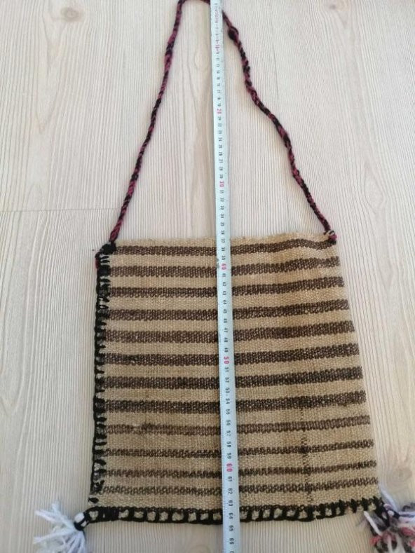 VİNTAGE EL DOKUMA KİLİM ÇANTA YÖRESEL ÇANTA OMUZ ÇANTASI ürün görseli 1