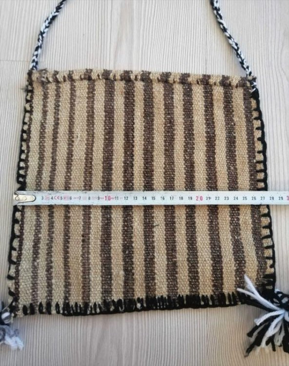 VİNTAGE EL DOKUMA KİLİM ÇANTA YÖRESEL ÇANTA OMUZ ÇANTASI - 2