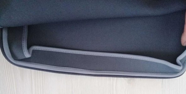 SÜNGER KUMAŞ BİLGİSAYAR ÇANTASI LAPTOP KILIFI - Resim 3