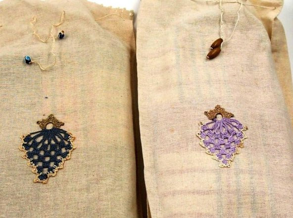 Sanat Taciri- Eskilerden Paketinde Peştamal -Çeyizlik - Havlu - Dokuma Havlu - Resim 4