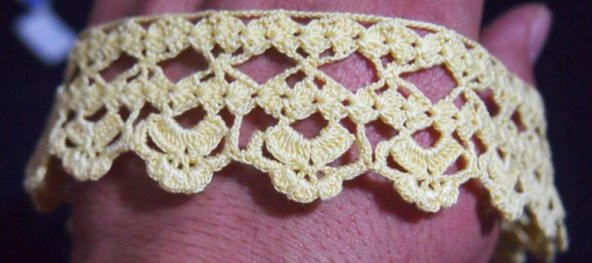 Sanat Taciri- Eskilerde El işi Dantel Havlu Kenarı - Otantik - Çeyizlik- Lot 17 ürün görseli 1