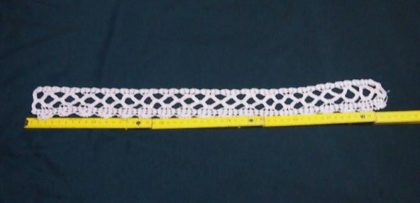 Sanat Taciri- Eskilerde El işi Dantel Havlu Kenarı - Otantik - Çeyizlik- Lot 18 ürün görseli 1