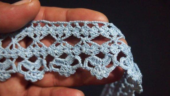 Sanat Taciri- Eskilerde El işi Dantel Havlu Kenarı - Otantik - Çeyizlik- Lot 19 ürün görseli 1