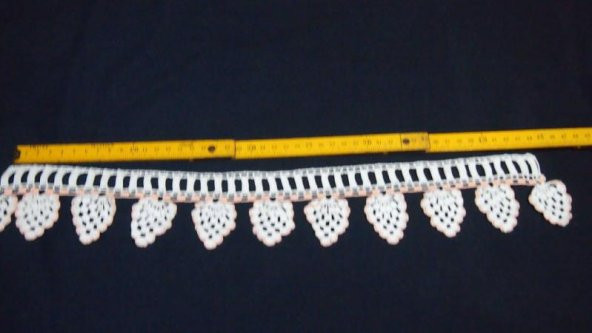 Sanat Taciri- Eskilerde El işi Dantel Havlu Kenarı - Otantik - Çeyizlik- Lot 16 - 4