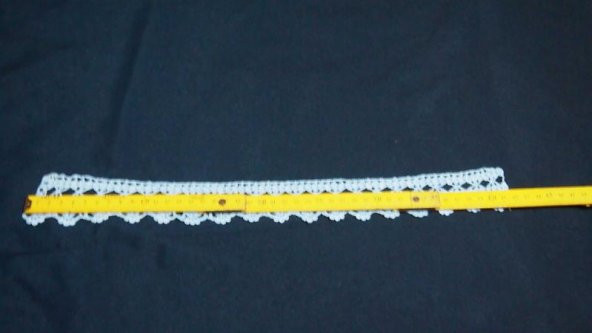 Sanat Taciri- Eskilerde El işi Dantel Havlu Kenarı - Otantik - Çeyizlik- Lot 19 - Resim 3