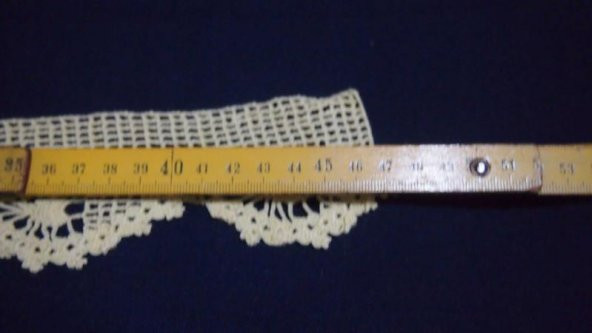 Sanat Taciri- Eskilerde El işi Dantel Havlu Kenarı - Otantik - Çeyizlik- Lot 20 - 3