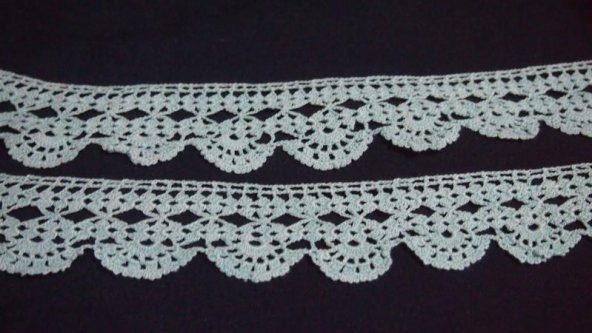 Sanat Taciri- Eskilerde El işi Dantel Havlu Kenarı - Otantik - Çeyizlik- Lot 27