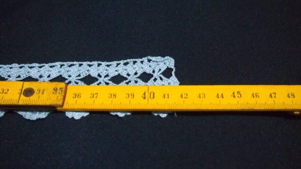 Sanat Taciri- Eskilerde El işi Dantel Havlu Kenarı - Otantik - Çeyizlik- Lot 19 - Resim 4