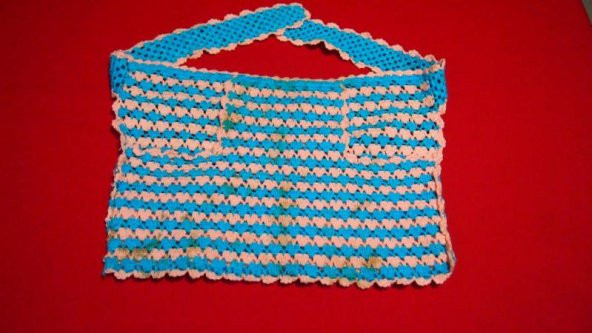 Sanat Taciri- Eskilerde El işi Mandal Torbası Otantik - Çeyizlik