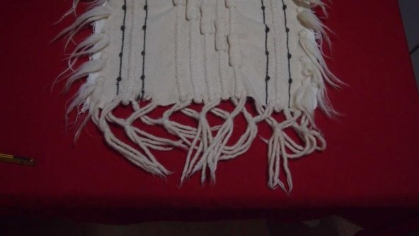 Sanat Taciri- Eskilerde Koyun Yününden Yapılma Duvar Süsü Otantik - Çeyizlik - 2