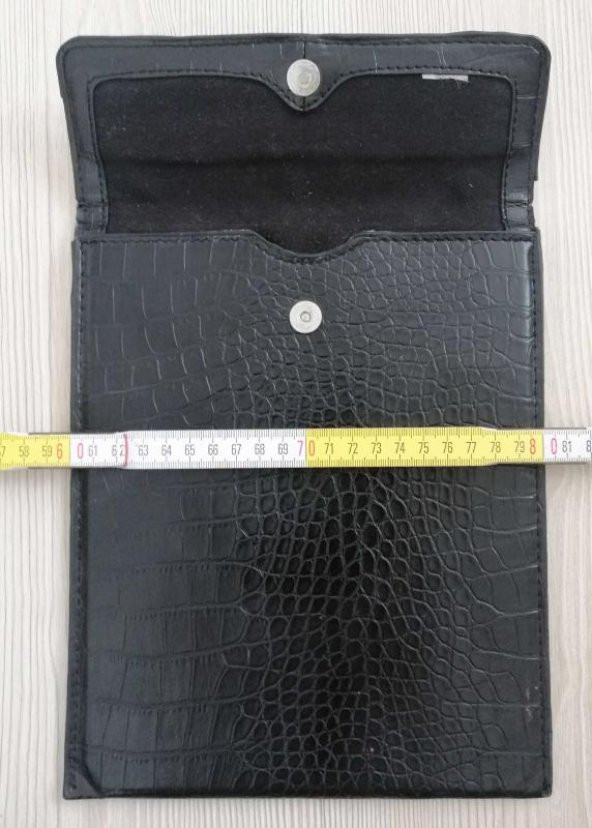 TEMİZ TIMSAH DERİSİ TABLET KILIFI MANGO SUNİ DERİ KILIF - Resim 3