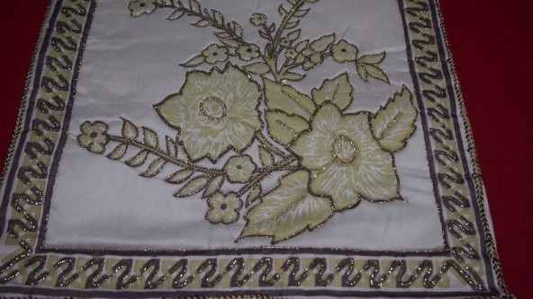 Sanat Taciri- Eskilerde Kırlent - Yastık kılıfı - Otantik - Çeyizlik - 2