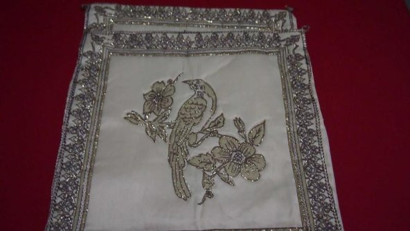 Sanat Taciri- Eskilerde Kırlent - Yastık kılıfı - Otantik - Çeyizlik - 2