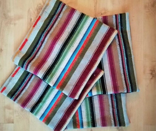 Eskilerden İplik El Dokuma Kilim Yastık ve Kırlent - Otantik - Yöresel no 13