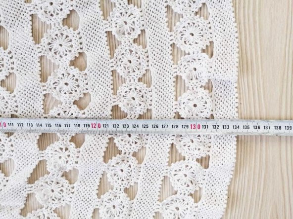 134 CM ÇAPINDA YUVARLAK MASA ÖRTÜSÜ TIĞ İŞİ MASA ÖRTÜSÜ EL İŞİ ÖRTÜ DANTEL ÖRTÜ FİSKOS ÖRTÜSÜ - 2