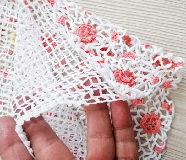 4 Parça El işi Kırlent Kılıfı Çeyizlik - Resim 2