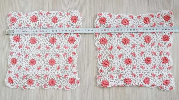 4 Parça El işi Kırlent Kılıfı Çeyizlik - Resim 3