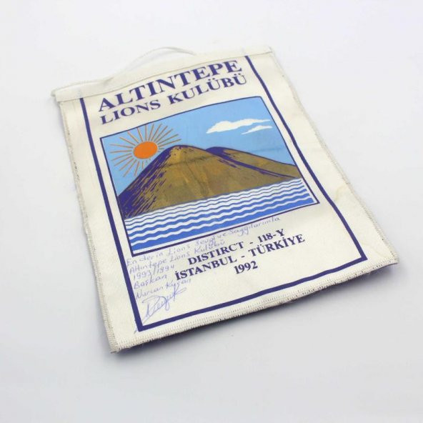 Eskilerden Altıntepe Lions Kulübü Bayrağı  İmzalı Lions Bayrak - Resim 2