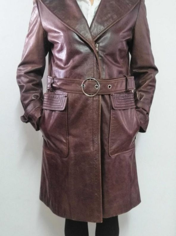 XDS DERİSHOW UZUN KUZU DERİSİ PARDESÜ - Resim 2