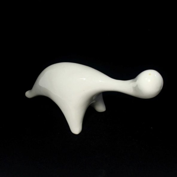 Sanat Taciri - Beyaz Porselen Dinazor Dino Biblo - 2