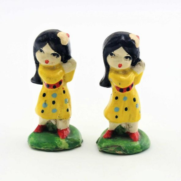 Eskilerden 2 Adet Kız Çocuğu Biblo ürün görseli