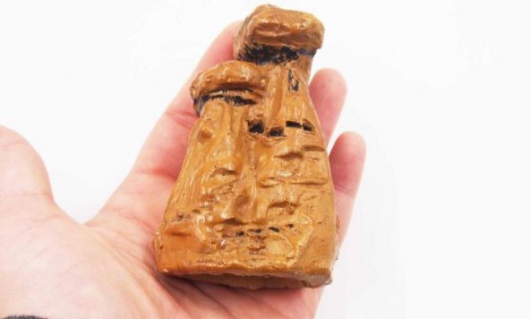 Akvaryum Malzemesi El Yapımı Çamurdan Peri Bacaları Biblo